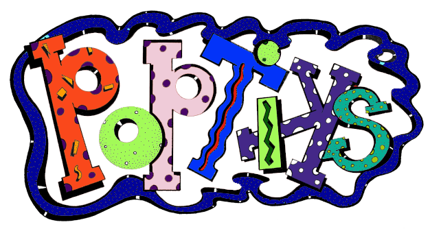 PopTiks Coloring Book Cover & Logo