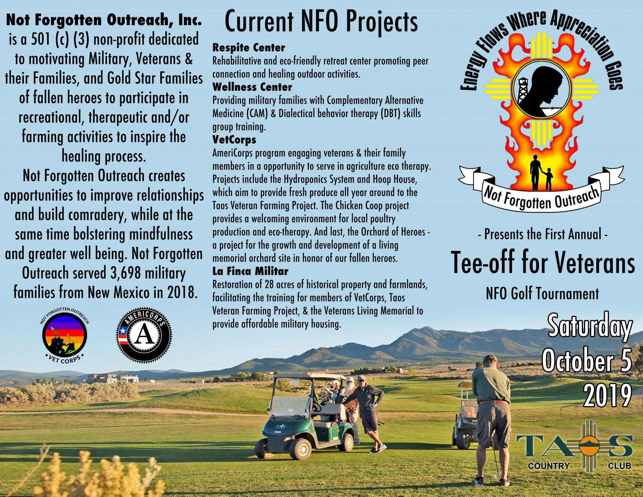 NFO Golf Tournament Brochure