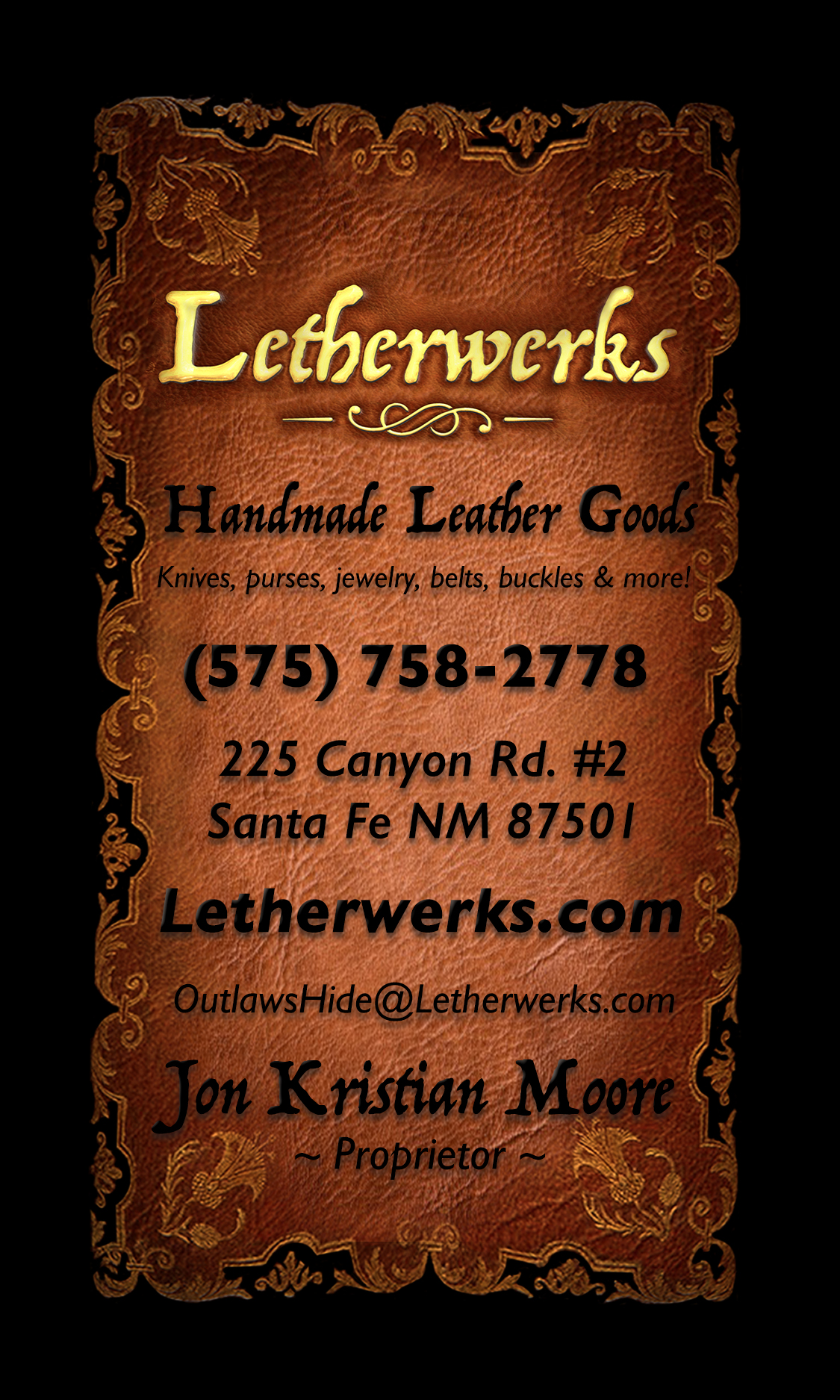 Letherwerks Business Cards: 2019 Update